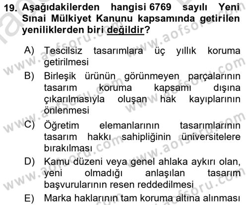 Dijital Tasarım Dersi 2024 - 2025 Yılı (Final) Dönem Sonu Sınav Soruları 19. Soru