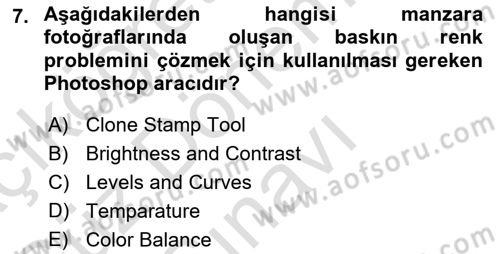 Dijital Tasarım Dersi 2024 - 2025 Yılı (Final) Dönem Sonu Sınav Soruları 7. Soru