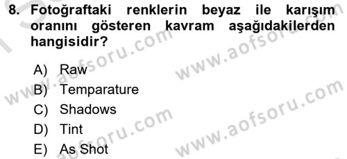 Dijital Tasarım Dersi 2024 - 2025 Yılı (Final) Dönem Sonu Sınav Soruları 8. Soru
