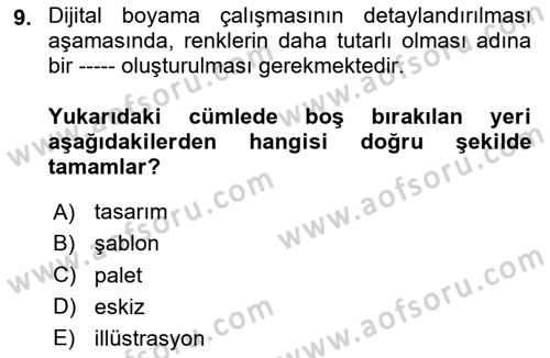 Dijital Tasarım Dersi 2024 - 2025 Yılı (Final) Dönem Sonu Sınav Soruları 9. Soru