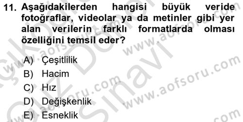 Sosyal Medya Araçları Dersi 2023 - 2024 Yılı (Final) Dönem Sonu Sınav Soruları 11. Soru