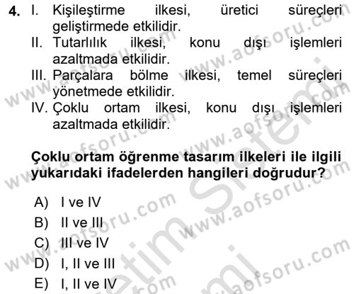Sosyal Medya Araçları Dersi 2023 - 2024 Yılı (Final) Dönem Sonu Sınav Soruları 4. Soru