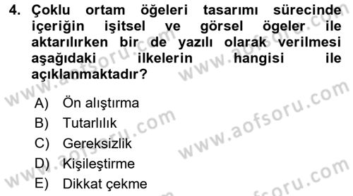 Sosyal Medya Araçları Dersi 2024 - 2025 Yılı (Final) Dönem Sonu Sınav Soruları 4. Soru