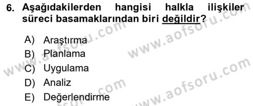 Sosyal Medya Uygulama Alanlari Dersi 2023 - 2024 Yılı (Final) Dönem Sonu Sınav Soruları 6. Soru