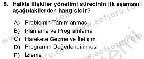 Sosyal Medya Uygulama Alanlari Dersi 2024 - 2025 Yılı (Final) Dönem Sonu Sınav Soruları 5. Soru
