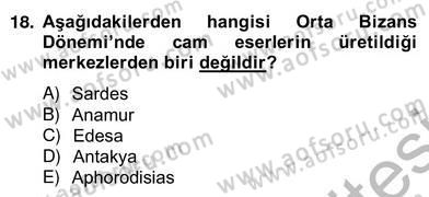 Sanat Tarihi Dersi 2012 - 2013 Yılı (Vize) Ara Sınav Soruları 18. Soru