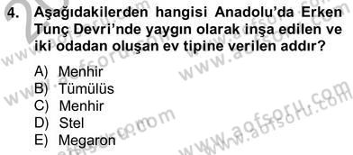 Sanat Tarihi Dersi 2012 - 2013 Yılı (Vize) Ara Sınav Soruları 4. Soru