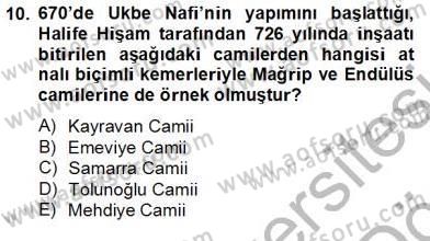 Sanat Tarihi Dersi 2012 - 2013 Yılı (Final) Dönem Sonu Sınav Soruları 10. Soru