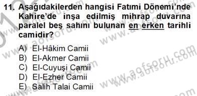 Sanat Tarihi Dersi 2012 - 2013 Yılı (Final) Dönem Sonu Sınav Soruları 11. Soru