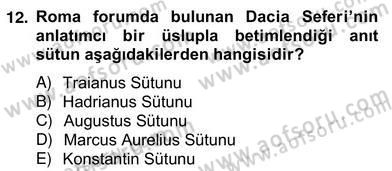 Sanat Tarihi Dersi 2013 - 2014 Yılı (Vize) Ara Sınav Soruları 12. Soru