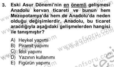 Sanat Tarihi Dersi 2013 - 2014 Yılı (Vize) Ara Sınav Soruları 3. Soru