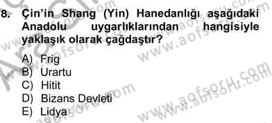 Sanat Tarihi Dersi 2013 - 2014 Yılı (Vize) Ara Sınav Soruları 8. Soru