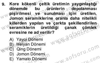 Sanat Tarihi Dersi 2013 - 2014 Yılı (Vize) Ara Sınav Soruları 9. Soru