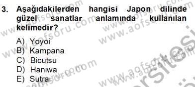 Sanat Tarihi Dersi 2013 - 2014 Yılı (Final) Dönem Sonu Sınav Soruları 3. Soru