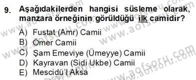 Sanat Tarihi Dersi 2013 - 2014 Yılı (Final) Dönem Sonu Sınav Soruları 9. Soru