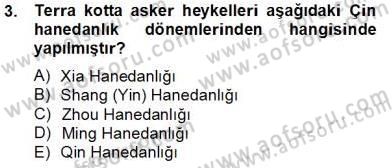 Sanat Tarihi Dersi 2013 - 2014 Yılı Tek Ders Sınav Soruları 3. Soru