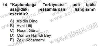 Sanat Tarihi Dersi 2014 - 2015 Yılı (Final) Dönem Sonu Sınav Soruları 14. Soru