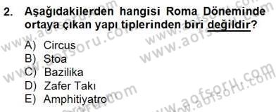 Sanat Tarihi Dersi 2014 - 2015 Yılı (Final) Dönem Sonu Sınav Soruları 2. Soru