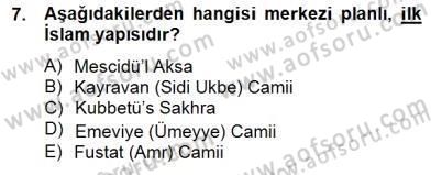 Sanat Tarihi Dersi 2014 - 2015 Yılı (Final) Dönem Sonu Sınav Soruları 7. Soru