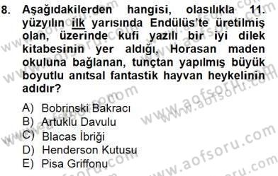 Sanat Tarihi Dersi 2014 - 2015 Yılı (Final) Dönem Sonu Sınav Soruları 8. Soru