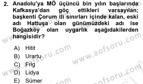 Sanat Tarihi Dersi 2017 - 2018 Yılı (Vize) Ara Sınav Soruları 2. Soru