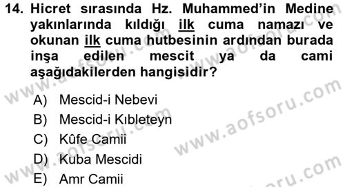 Sanat Tarihi Dersi 2018 - 2019 Yılı 3 Ders Sınav Soruları 14. Soru