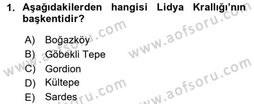 Sanat Tarihi Dersi 2024 - 2025 Yılı Yaz Okulu Sınav Soruları 1. Soru