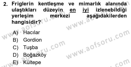Sanat Tarihi Dersi 2024 - 2025 Yılı Yaz Okulu Sınav Soruları 2. Soru