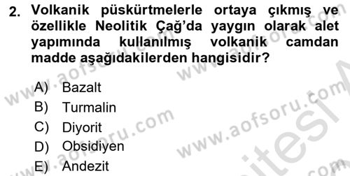 Sanat Tarihi Dersi 2025 - 2026 Yılı (Vize) Ara Sınav Soruları 2. Soru