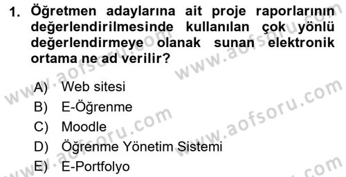 Topluma Hizmet Eğitimi Dersi 2016 - 2017 Yılı (Final) Dönem Sonu Sınav Soruları 1. Soru