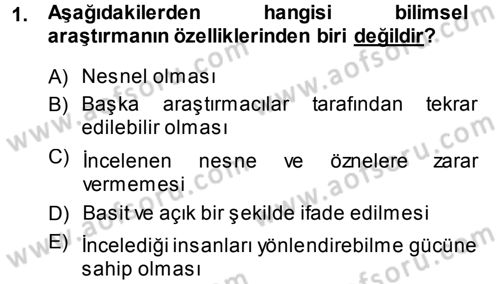 Sosyolojiye Giriş Dersi 2013 - 2014 Yılı (Vize) Ara Sınav Soruları 1. Soru