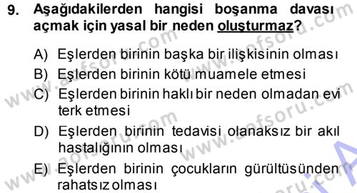 Sosyolojiye Giriş Dersi 2013 - 2014 Yılı (Final) Dönem Sonu Sınav Soruları 9. Soru