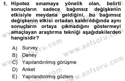 Sosyolojiye Giriş Dersi 2019 - 2020 Yılı (Final) Dönem Sonu Sınav Soruları 1. Soru