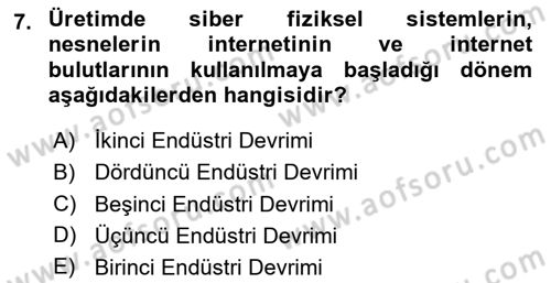 Sosyolojiye Giriş Dersi 2025 - 2026 Yılı Yaz Okulu Sınav Soruları 7. Soru