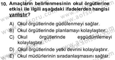 Eğitim Sosyolojisi Dersi Ara Sınavı Deneme Sınav Soruları 10. Soru