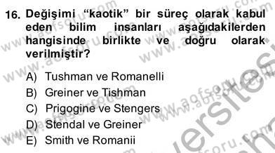 Eğitim Sosyolojisi Dersi Ara Sınavı Deneme Sınav Soruları 16. Soru