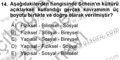 Eğitim Sosyolojisi Dersi 2015 - 2016 Yılı (Final) Dönem Sonu Sınav Soruları 14. Soru