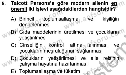 Sosyal Bilimlerde Temel Kavramlar Dersi 2012 - 2013 Yılı (Vize) Ara Sınav Soruları 5. Soru