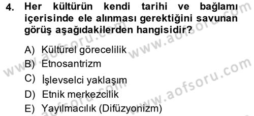 Sosyal Bilimlerde Temel Kavramlar Dersi 2014 - 2015 Yılı (Vize) Ara Sınav Soruları 4. Soru