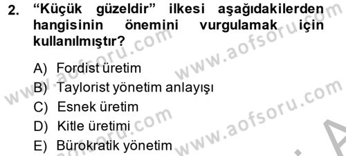 Sosyal Bilimlerde Temel Kavramlar Dersi 2014 - 2015 Yılı (Final) Dönem Sonu Sınav Soruları 2. Soru