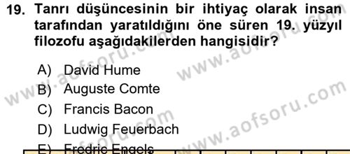 Sosyal Bilimlerde Temel Kavramlar Dersi 2015 - 2016 Yılı (Vize) Ara Sınav Soruları 19. Soru