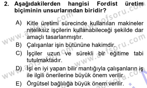 Sosyal Bilimlerde Temel Kavramlar Dersi 2015 - 2016 Yılı (Vize) Ara Sınav Soruları 2. Soru