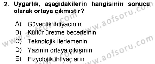 Sosyal Bilimlerde Temel Kavramlar Dersi 2016 - 2017 Yılı (Vize) Ara Sınav Soruları 2. Soru