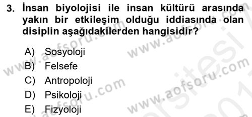 Sosyal Bilimlerde Temel Kavramlar Dersi 2016 - 2017 Yılı (Final) Dönem Sonu Sınav Soruları 3. Soru