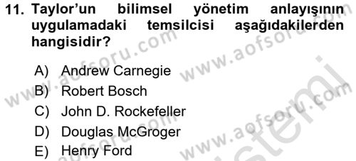 Sosyal Bilimlerde Temel Kavramlar Dersi Ara Sınavı Deneme Sınav Soruları 11. Soru