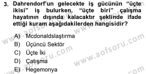 Sosyal Bilimlerde Temel Kavramlar Dersi 2018 - 2019 Yılı (Vize) Ara Sınav Soruları 3. Soru