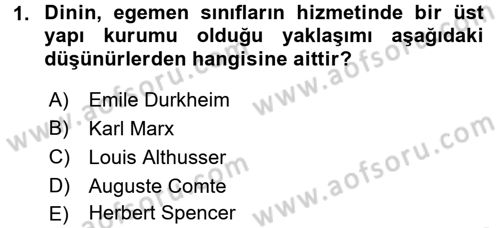 Sosyal Bilimlerde Temel Kavramlar Dersi 2018 - 2019 Yılı (Final) Dönem Sonu Sınav Soruları 1. Soru
