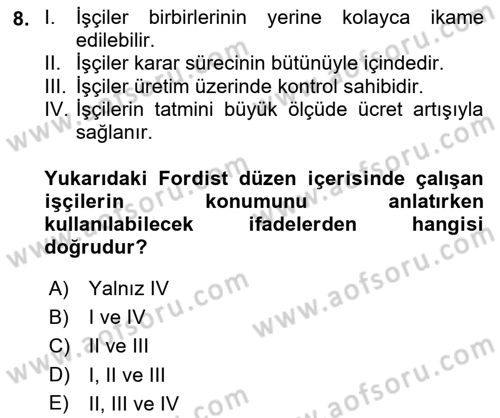 Sosyal Bilimlerde Temel Kavramlar Dersi 2022 - 2023 Yılı (Vize) Ara Sınav Soruları 8. Soru