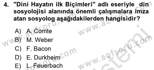 Sosyal Bilimlerde Temel Kavramlar Dersi 2022 - 2023 Yılı (Final) Dönem Sonu Sınav Soruları 4. Soru