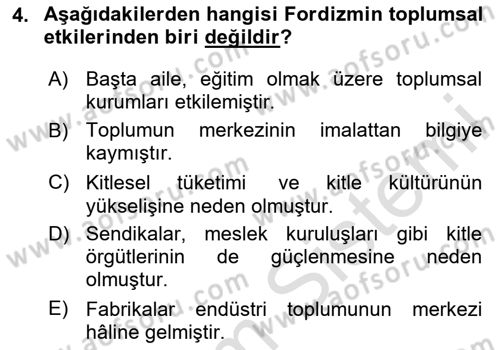 Sosyal Bilimlerde Temel Kavramlar Dersi 2024 - 2025 Yılı (Vize) Ara Sınav Soruları 4. Soru